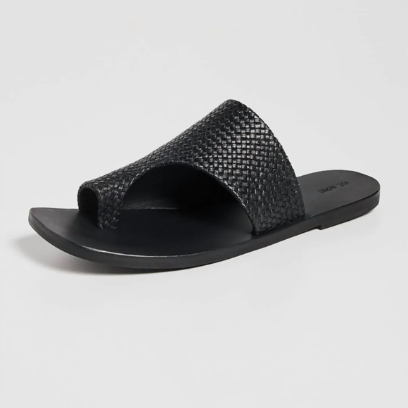 St. Agni Leather Slides - Picture 5 of 6